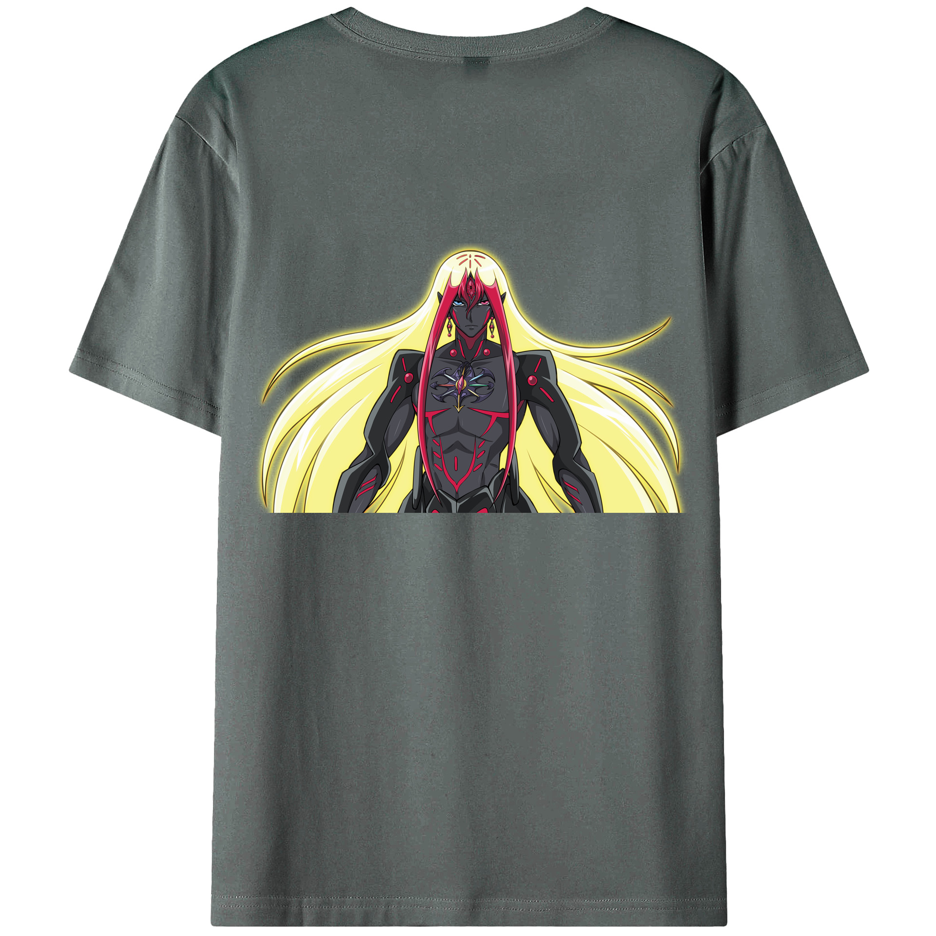 （画像用） 遊☆戯☆王 Yu-Gi-Oh! 綿100％ メンズ半袖Tシャツ（バックプリント） 通気性